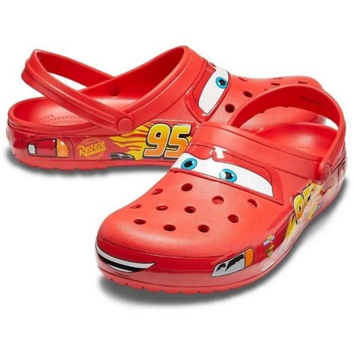 Crocs Lightning McQueen Classic Clog Graphic Clogs Red