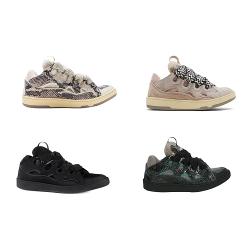 Lanvin Curb Chunky Sneakers Multicolor