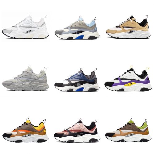 Dior B22 Chunky Sneakers Multicolor