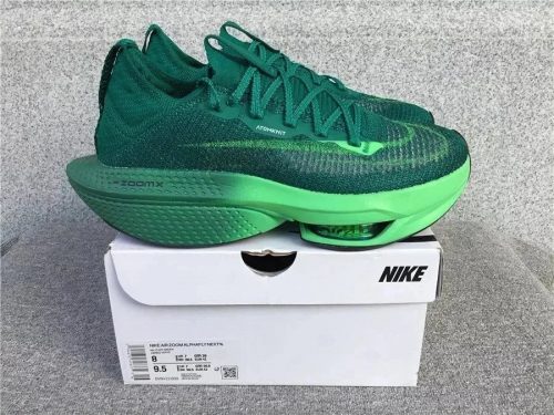 Nike Air Zoom Alphafly Next% Lightweight Running Shoes Green