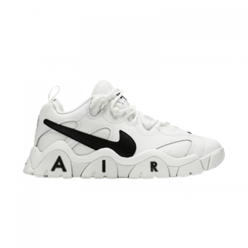 Nike Air Barrage Low Chunky Sneakers White and Black