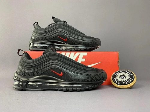 Nike Air Max 97 Chunky Running Sneakers Black and Red