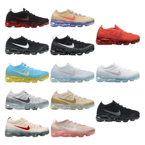 Nike Air VaporMax Flyknit Lightweight Running Sneakers Multicolor