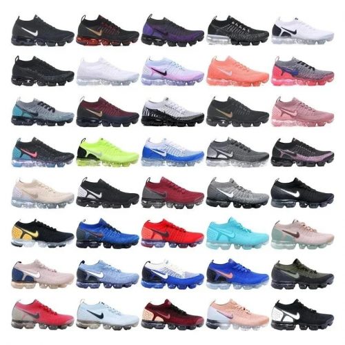 Nike Air VaporMax Flyknit Lightweight Running Sneakers Multicolor
