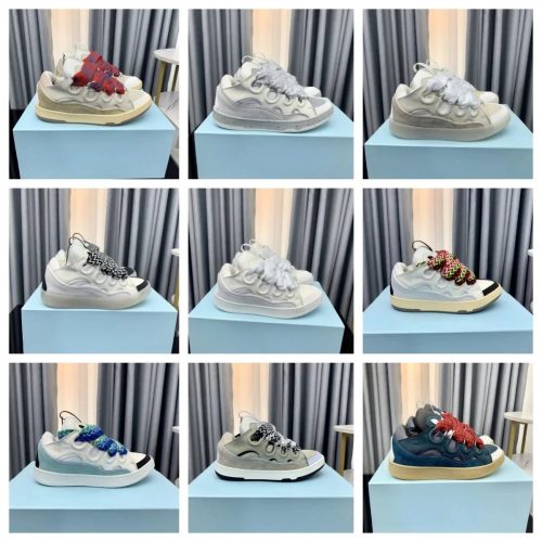 Lanvin Curb Chunky Sneakers Multicolor