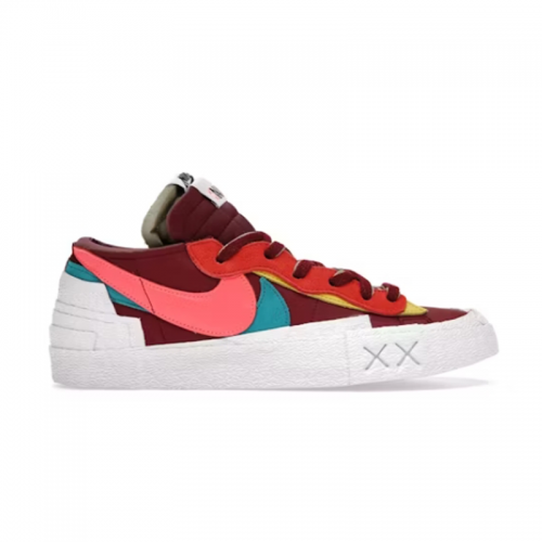 Nike Blazer Low KAWS Sacai Chunky Sneakers Team Red