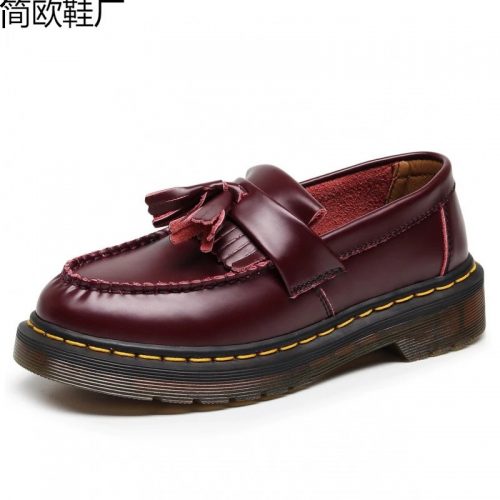 Dr. Martens 1461 Tassel Loafer Leather Loafers Burgundy