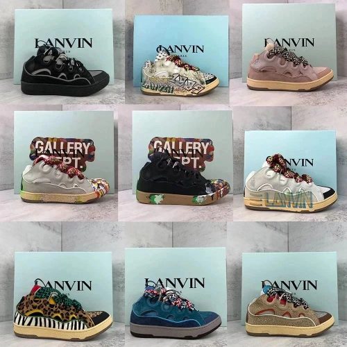 Lanvin Curb Chunky Sneakers Multicolor