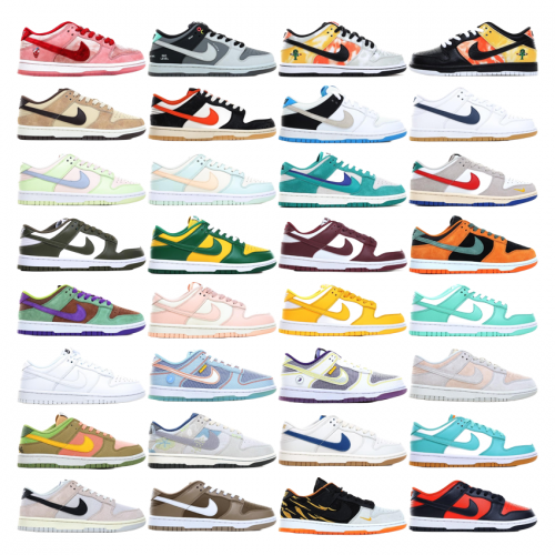 Nike Dunk Low Classic Sneakers Multicolor