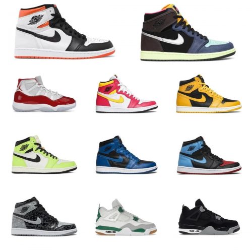 Jordan Air Jordan Collection High Top Sneakers Multicolor