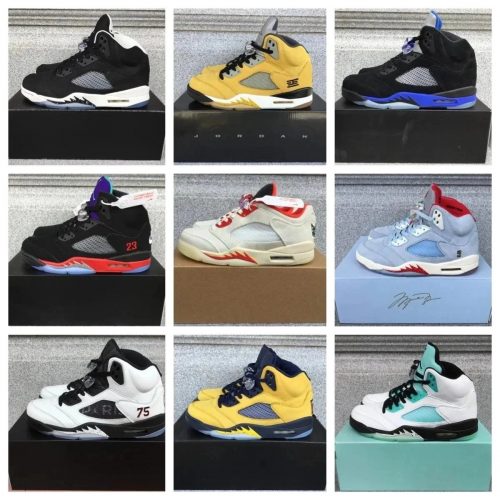 Jordan Air Jordan 5 Retro High Top Sneakers Multicolor