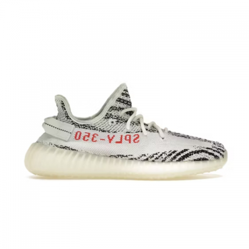 Adidas Yeezy Boost 350 V2 Zebra Chunky Sneakers White and Black