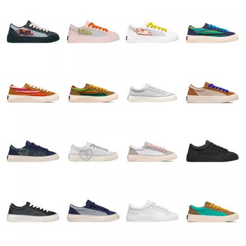 Dior B27 Low-Top Casual Sneakers Multicolor