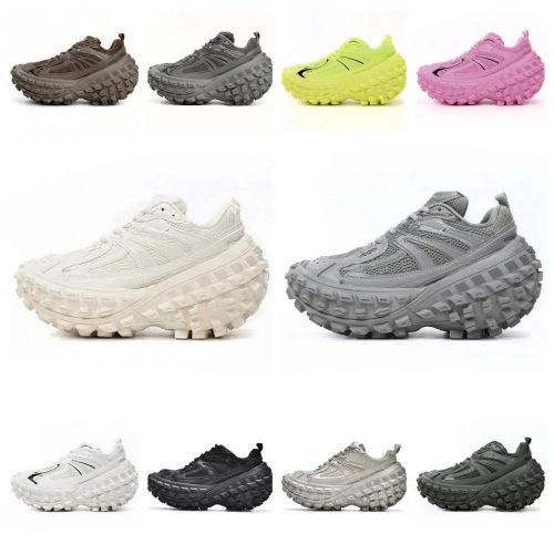 Balenciaga Defender Chunky Sneakers Multicolor