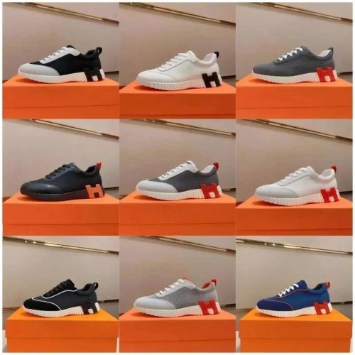 Hermes Bouncing Chunky Sneakers Multicolor
