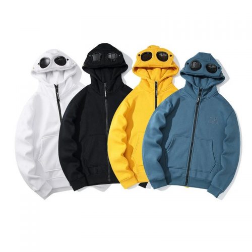 C.P. Company Goggle Zip-Up Iconic Hoodie Multicolor