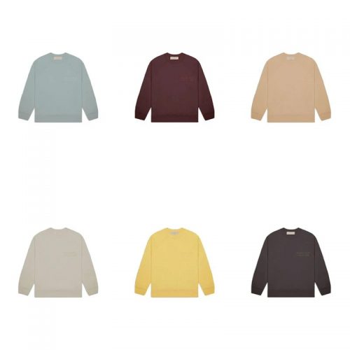 Fear of God Essentials Essentials Crewneck Sweatshirt Oversized Cotton Multicolor