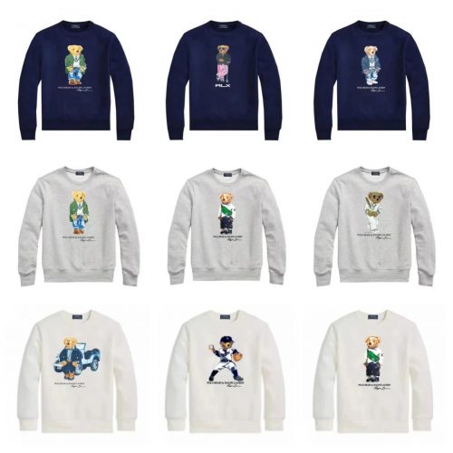 Polo Ralph Lauren PRL Polo Bear Graphic Cotton Sweatshirt Multicolor