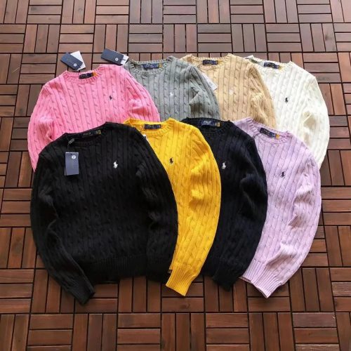 Polo Ralph Lauren PRL Cable Knit Classic Sweater Multicolor