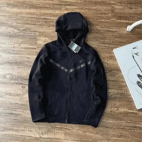 Nike Tech Fleece Full-Zip Hoodie Black