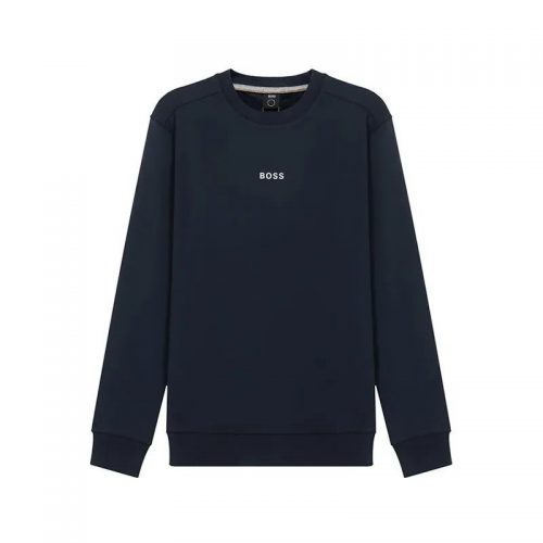 BOSS Sweatshirt Minimalist Crewneck Navy