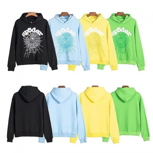 Sp5der Sp5der Web Hoodie Graphic Streetwear Sweatshirt Multicolor