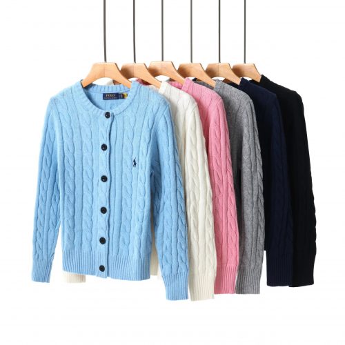 Ralph Lauren Cable-Knit Classic Cardigan Sweater Multicolor