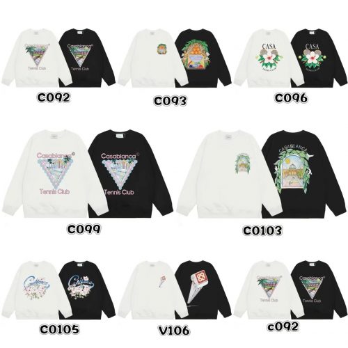 Casablanca Tennis Club Graphic Print Sweatshirt Multicolor