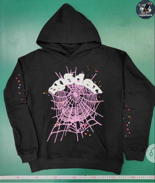 Sp5der Sp5der Web Hoodie Graphic Streetwear Black