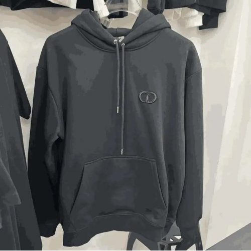 Dior CD Icon Oversized Hoodie Black
