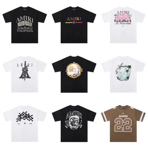 Amiri Graphic Print Oversized T-Shirt Multicolor