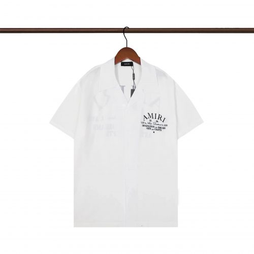 Amiri Arts District Graphic Button-Down Shirt White