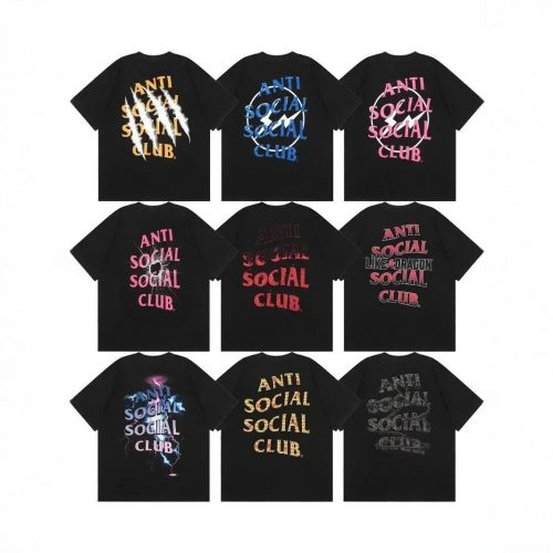 Anti Social Social Club ASSC Graphic Print Streetwear T-Shirt Black