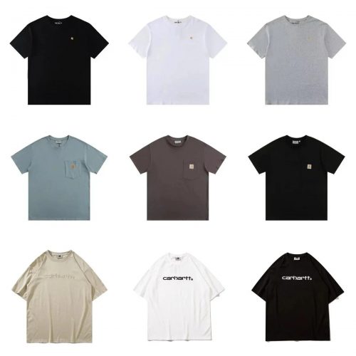 Carhartt Pocket and Graphic Cotton T-Shirt Collection Multicolor