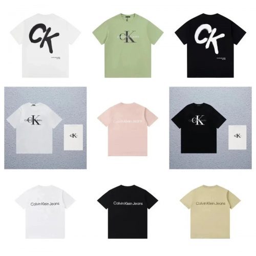 Calvin Klein CK Graphic Print Cotton T-Shirt Multicolor