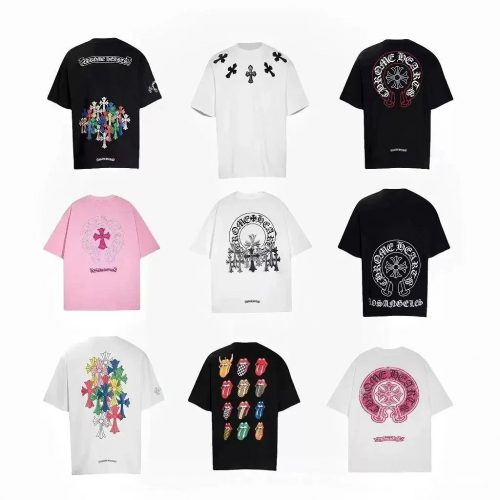 Chrome Hearts Graphic Print Oversized T-Shirt Multicolor