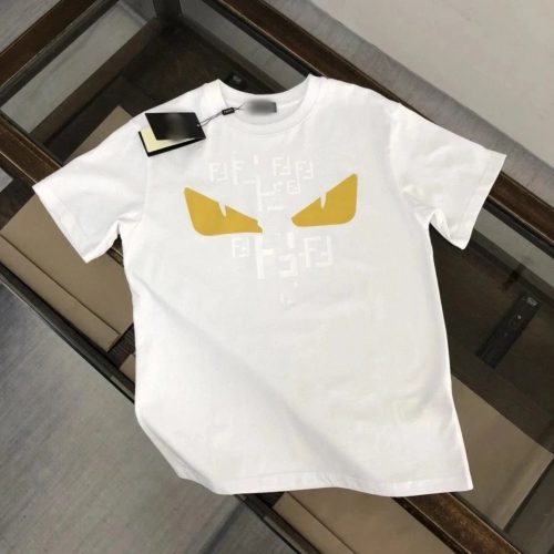Fendi Monster Eyes Graphic T-Shirt White