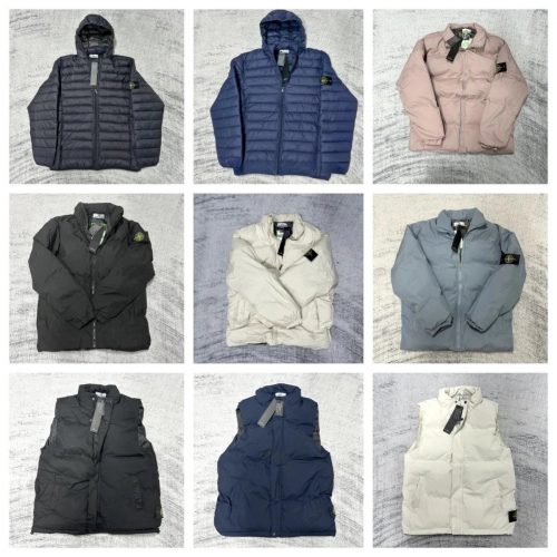 Stone Island Down Jacket and Vest Puffer Outerwear Multicolor