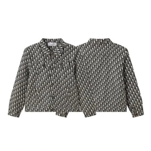 Dior Oblique Iconic Pattern Jacket Black and White