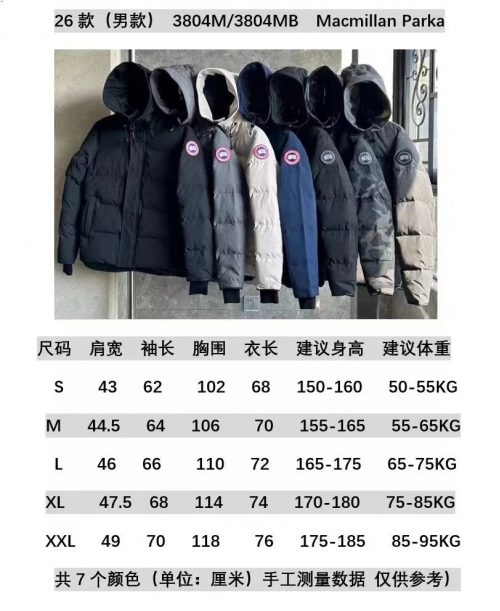 Canada Goose Macmillan Parka 3804M Down Jacket Multicolor