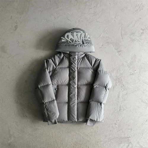Syna World Syna Graffiti Puffer Down Jacket Gray