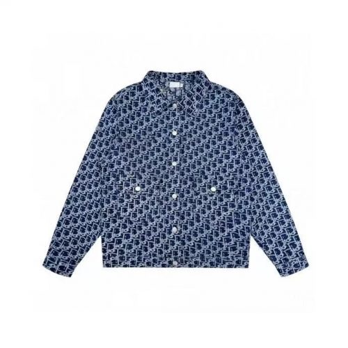 Dior Oblique Denim Jacket Blue