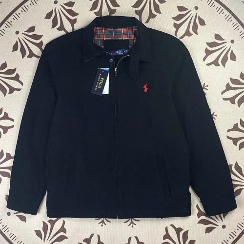 Polo Ralph Lauren PRL Harrington Classic Zip-Up Jacket Black