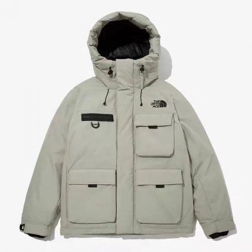 The North Face TNF White Label Utility Puffer Jacket Beige