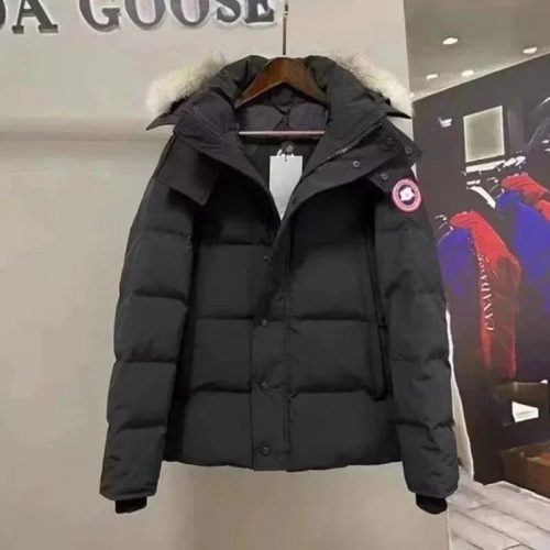 Canada Goose Wyndham Parka Warm Down Jacket Black