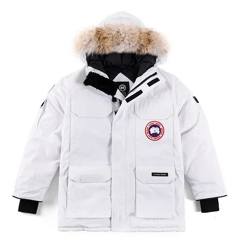 Canada Goose Expedition Parka Heavyweight Down Jacket White