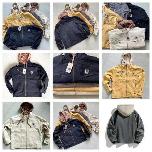 Carhartt Detroit Hoodie Jacket Casual Canvas Jacket Multicolor