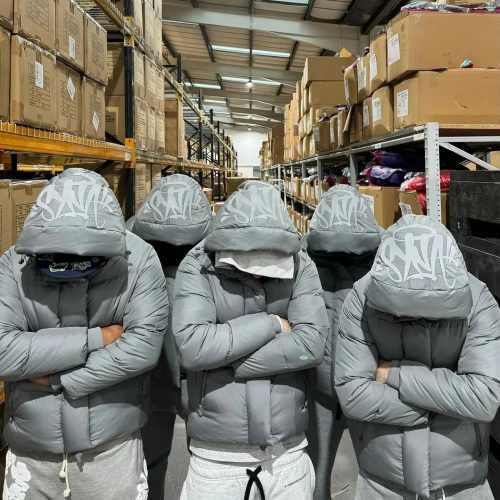 Syna World Syna Puffer Jacket Streetwear Grey