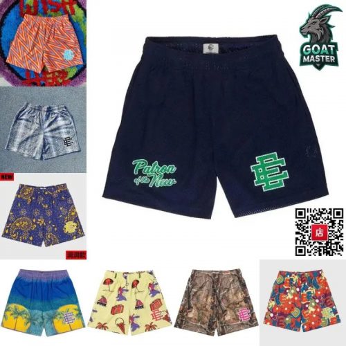 Eric Emanuel EE Mesh Shorts Graphic Streetwear Shorts Multicolor