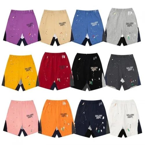 Gallery Dept. Paint Splatter Distressed Shorts Multicolor